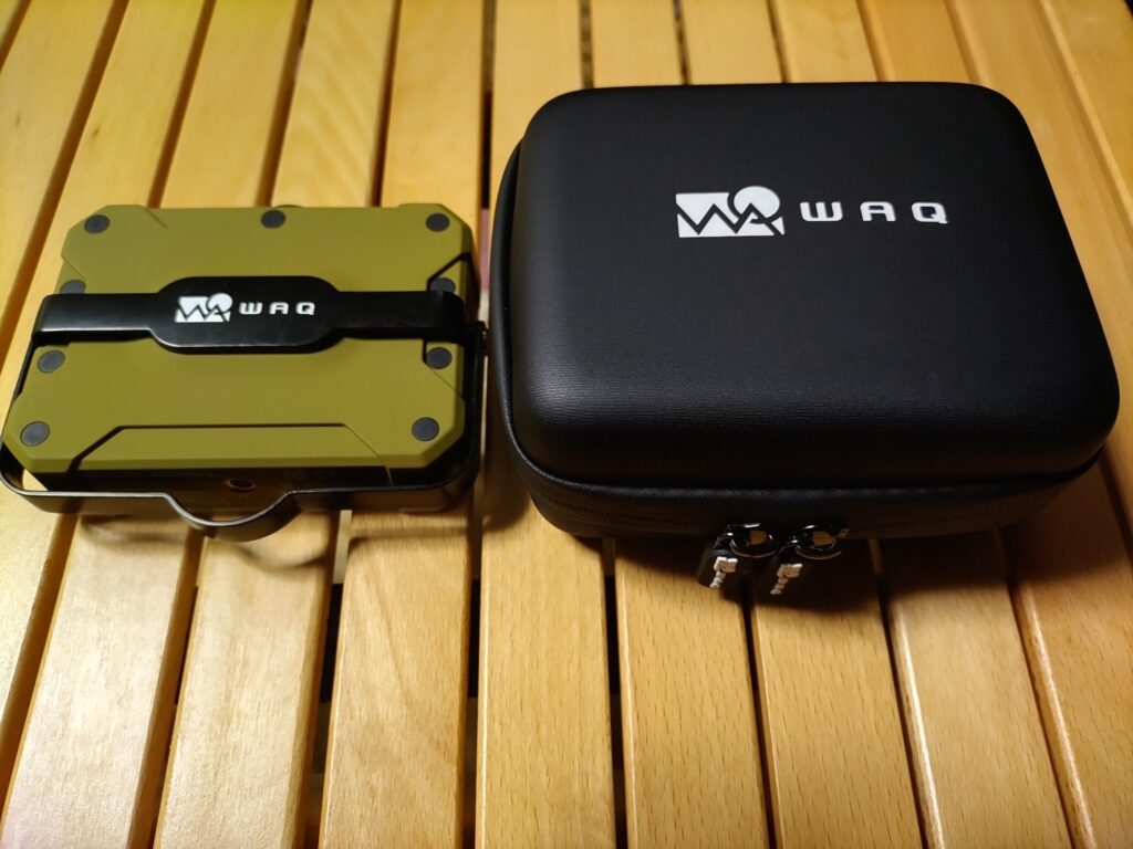 「WAQ LED LANTERN2」本体と専用収納ケース